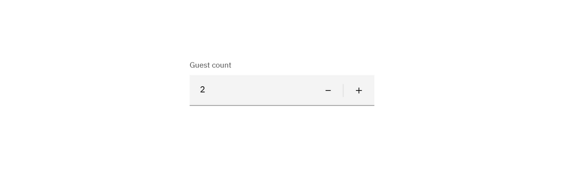 number input example